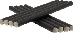 Trinkhalme, Papier (8x150mm), Prime Bar - schwarz (100 Stk.)