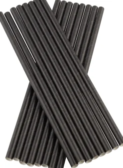 Trinkhalme, Papier (8x230mm), Prime Bar - schwarz (100 Stk.)