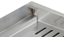 Tropfblech lang (20x50x3cm) - Edelstahl