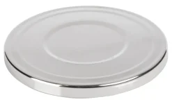 Tropfblech, rund, Kreuzmuster - Edelstahl