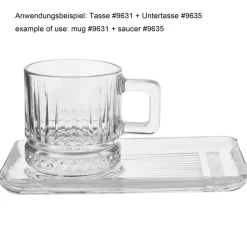 Untertasse eckig Elysia, Pasabahce - 18,4cm