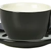 Untertasse schwarz - 13,5cm (6 Stk.)