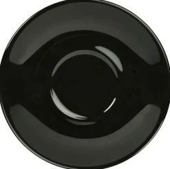 Untertasse schwarz - 13,5cm (6 Stk.)