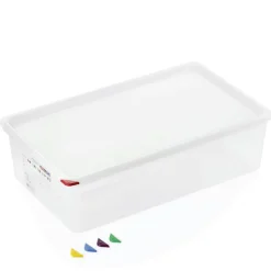 Vorratsbehälter GN 1/1 Set mit Deckel, PP - 21l / H 15cm (1 Stk.)