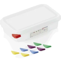 Vorratsbehälter GN 1/4 Set mit Deckel, PP - 1,8l / H 6,5cm (1 Stk.)