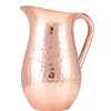 Wasserkrug Edelstahl gehämmert, kupferfarben - 2,0 l
