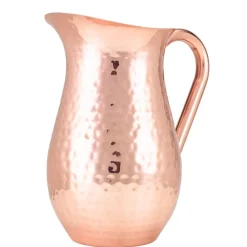 Wasserkrug Edelstahl gehämmert, kupferfarben - 2,0 l