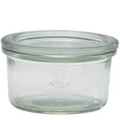 WECK-Glas mit Glasdeckel - 165ml / 8x4,5cm (12 Stk.)