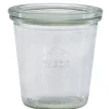 WECK-Glas mit Glasdeckel - 290ml / 8x9cm (6 Stk.)