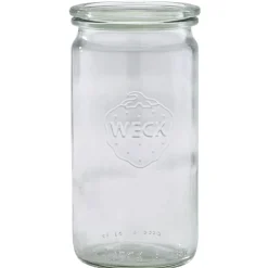 WECK-Glas mit Glasdeckel - 340ml / 6x13cm (12 Stk.)