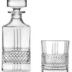 Whisky Set Brillante, RCR - 1 Karaffe + 6 Tumbler