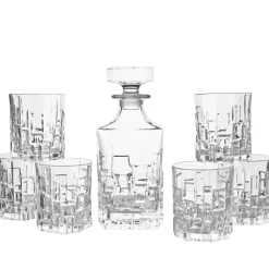 Whisky Set Etna, RCR - 1 Karaffe + 6 Tumbler
