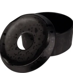 Windaschenbecher schwarz Splatter - Melamin (11cm)