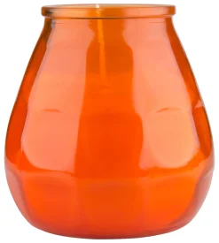 Windlicht Twilight, Bolsius Professional, 70 Std., 10,4x9,9cm - orange (1 Stk.)