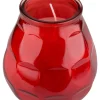 Windlicht Twilight, Bolsius Professional, 70 Std., 10,4x9,9cm - rot (1 Stk.)