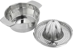 Zitruspresse,Saftpresse 2-tlg. - Edelstahl