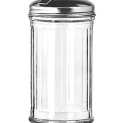 Zuckerstreuer Americanstyle, Glas und Edelstahl - 300ml / 13,5cm