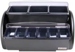 Zutatenbehälter - 9 Einsätze, ca. 8,6l gesamt, The Dome®, San Jamar