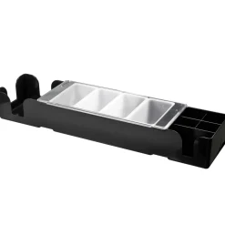 Zutatenbehälter mit Trinkhalm- und Serviettenbehälter